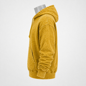 Sweat à capuche pour homme, effet délavé, conçu avec une apparence unique et une construction confortable pour un style de vie urbain. - Product Image 2