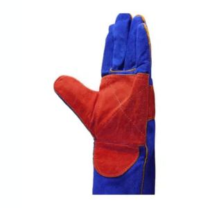 Gants de travail en cuir de vachette renforcé anti-vibration et antidérapant de haute qualité, approuvés CE, pour soudeurs MIG, Arc et TIG - Product Image 4