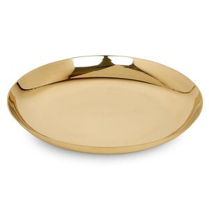 Plato de bronce Kansa hecho a mano, plato de bronce para comida, 7 pulgadas - Product Image 1