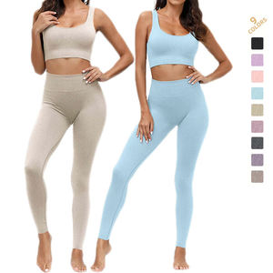 Women 5-Piece Seamless Activewear Set with Full Sleeve Top and Mid Waist <b>Shorts</b> Workout <b>Yoga</b> Wear Spandex/Nylon Eco-Friendly - Product Image 4