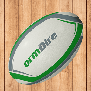 Customized Print Durable Hand-Stitched Rubber <b>Rugby</b> Ball Size 5 High Air Retention Latex Bladder High Grain Grip <b>Rugby</b> Ball - Product Image 1
