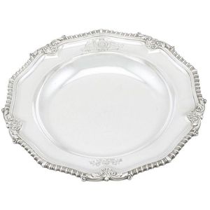 Assiette décorative en métal pour cérémonie de mariage, restaurant, hôtel, complexe hôtelier, événement, traiteur, collection de vaisselle - Product Image 3