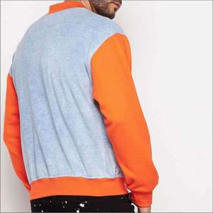 Chaqueta Bomber de Béisbol para Hombre, Tallas Grandes, Precio Económico, Parches Personalizados, Logotipo Bordado, Chaqueta Varsity Letterman - Product Image 2