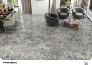 Majestic Aura - Baldosa de Porcelana Brillante de Gran Formato, 600x1200 mm, 60x120 cm, 24x48 Pulgadas, Superficie Decorativa para Residencias de Primera Calidad - Product Image 2