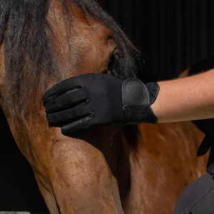 Gants d'équitation en cuir sur mesure faciles à porter pour hommes - Durables, antidérapants et imperméables, logo, couleur et taille personnalisés - Product Image 3