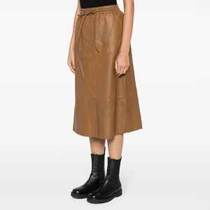 Jupe en jean bleue personnalisable Y2K, mini-jupe-short plissée taille haute décontractée en coton pour femme - Product Image 4