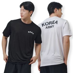 เสื้อยืดพิมพ์ลายสไตล์สปอร์ตสไตล์ ROKA สำหรับผู้ชายระบายอากาศได้ดีแห้งเร็วน้ำหนักเบาแขนสั้นออกกำลังกาย - Product Image 1