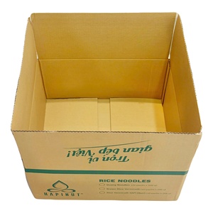 Boîtes en carton ondulé à 3 couches auto-assemblables, prix d'usine OEM, revêtement UV, impression offset, personnalisables, matériaux recyclés - Product Image 3
