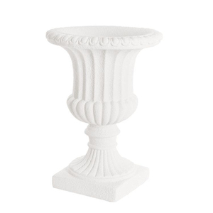 Urnes de jardin artisanales en métal, pot à fleurs avec motif en treillis, jardinière rustique d'extérieur pour fleurs ou plantes vertes - Product Image 3