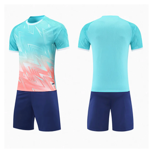 Conjunto de Uniforme de Fútbol Personalizado, 100% Poliéster, Cuello en V, Elástico en Cuatro Direcciones, Secado Rápido, Transpirable, Unisex, para Adultos, en Oferta - Product Image 2