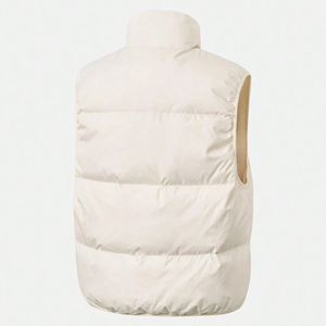 Chaleco acolchado elegante, informal, de moda, ropa de invierno para mujer, abrigo sin mangas acolchado, chaleco acolchado de diseño personalizado para mujer - Product Image 2