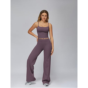 Conjunto Deportivo de 10 Piezas sin Costuras para Mujer, Sujetador Deportivo, Leggings de Cintura Media, Ropa Deportiva para Yoga, Tela Inteligente con Elasticidad Activa y Antiarrugas - Product Image 2