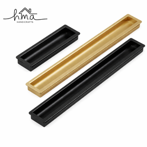 Resin Brass Furniture Handles Single Hole <b>Dresser</b> Drawer Kitchen <b>Knob</b> Double Hole Long Handle Modern Simplicity - Product Image 5