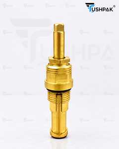 Válvula de corte oculta tipo Essco con eje de latón, componente de plomería duradero para baños, duchas y tuberías - Product Image 1