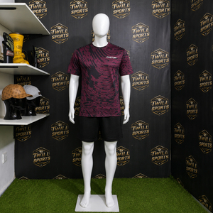 เสื้อยืดรัดรูปผู้ชายขายดีที่สุดสำหรับการวิ่งจ๊อกกิ้ง กีฬา และฟิตเนส ออกกำลังกาย ยืดหยุ่นสูง แห้งเร็ว แขนสั้น - Product Image 6