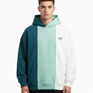 Sudadera con Capucha Extra Grande para Hombre, de Algodón Grueso, Diseño de Tres Colores, Logotipo Personalizado, Ropa Deportiva Informal - Product Image 1