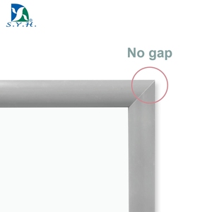 SYH Magnetic Dry Erase Whiteboard with Silver <b>Plastic</b> <b>Frame</b> - Product Image 2