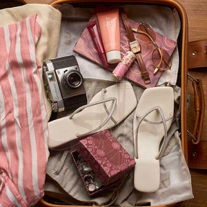 Adorned Elegant Fancy <b>Strings</b> Printed Soft Graceful Look Designed Heels Slides Anti-Slippery Fashion Trend Customizable Genuine - Product Image 3