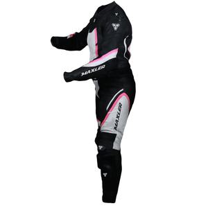 Combinaison de course en cuir pour femmes, professionnelle et personnalisée, grande taille, vêtements de sport imperméables et ignifuges - Product Image 2