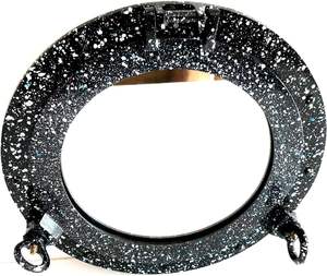 Nautical Ship Porthole Wall <b>Mirror</b> Marine Brass <b>Frame</b> with <b>Black</b> Patina Finished - Product Image 4