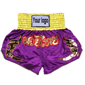 Pantalones Cortos de Muay Thai al Por Mayor a Precio Bajo de Fábrica, Sublimados, Elásticos, para Lucha, MMA, Kick Boxing - Product Image 3