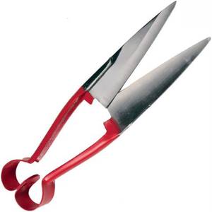 Tijeras profesionales manuales para esquilar ovejas No.10, de alta resistencia, para cortar lana, marca personalizada, mango rojo, duraderas y fáciles de usar. - Product Image 5