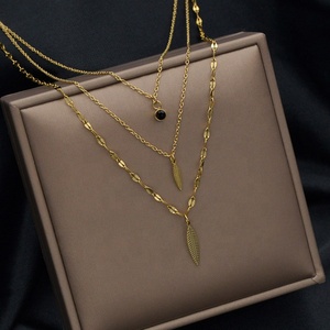Collier Croix <span class=keywords><strong>Crucifix</strong></span> Élégant en Acier Inoxydable Tendance 2026 pour Femme Bijoux - Product Image 4