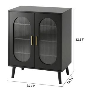 Scarpiera a 2 ante con 4 ripiani interni e striscia luminosa LED USB (24 tasti regolabili) - Product Image 5