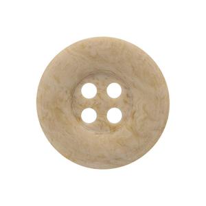 Botones Redondos de Cuerno de Búfalo Natural de 4 Agujeros, Dos Tonos, Pulidos, Impermeables, de Lujo, Modernos, TCI-4519 para Prendas y Manualidades - Product Image 1