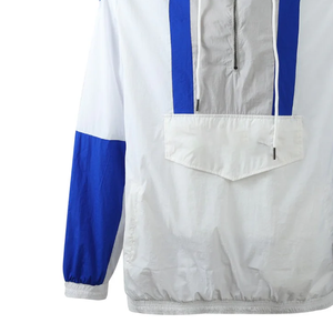 Veste coupe-vent blanche à demi-zip pour hommes Zeta Phi Beta, anorak d'extérieur, coupe-vent, imperméable, imprimé, fermeture éclair, coque rigide - Product Image 5