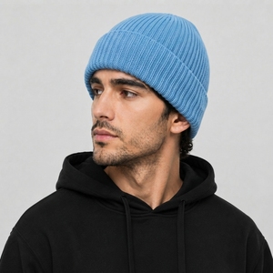 <b>Men</b> Everyday Knit Beanie <b>Cap</b> Warm Ribbed Skull Hat Lightweight Stretch <b>Winter</b> Headwear <b>for</b> Travel Outdoor and Casual Wear - Product Image 4