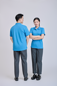 เสื้อเชิ้ตยูนิฟอร์มธุรกิจสำหรับผู้ชาย FMF เวียดนาม – ผ้าที่ดูแลรักษาง่าย พร้อมตัวเลือกกระดุมด้านหน้าและปกเสื้อแบบตัดกัน - Product Image 5