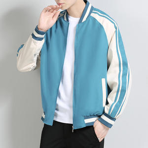 Chaqueta Varsity para Hombre, con Parches de Chenilla, Chaqueta Letterman de Lana, Etiqueta Privada Personalizada, OEM, ODM, Ropa Urbana al por Mayor - Product Image 2