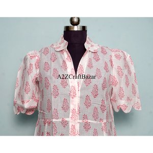 Robe maxi élégante à fleurs vintage avec tissu doux et confortable pour le bureau et les occasions professionnelles, design professionnel pour femmes - Product Image 2