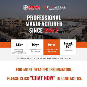 Couvre-pare-chocs d'angle avant gauche et droit WTP pour VNL 2018+ Noir Pièces de carrosserie de <span class=keywords><strong>semi</strong></span>-remorque Remplace 82750588 82750590 - Product Image 6