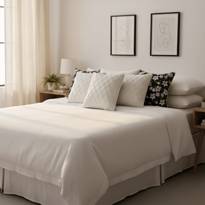 SOGA Elegant Textured 5PC Black Floral and Cream Cable Knit Diamond Cushions Set <b>Decorative</b> & Throw <b>Pillows</b> - Product Image 5