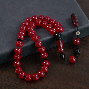 Rosario Musulmán de Resina de Alta Calidad con Borla de Ángel, Tasbih Islámico Ecológico - Product Image 3