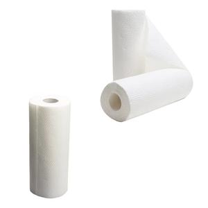 Toallas de papel de cocina sostenibles hechas de fibra de madera natural, resistentes y de rendimiento confiable. - Product Image 1