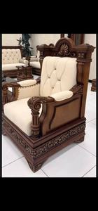 โซฟาผ้าคุณภาพดีพร้อมเบาะนุ่มสบาย ชุดโซฟา 4 ที่นั่ง โครงไม้ ดีไซน์ทันสมัย เหมาะสำหรับห้องนั่งเล่น - Product Image 2