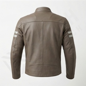 Chaqueta de Motociclista de Cuero Genuino para Hombre de la Mejor Calidad, Nueva Colección de Invierno, Chaquetas de Motocicleta con Protecciones Desmontables Personalizadas - Product Image 2