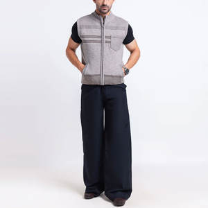 Suéteres de Punto con Cierre para Hombre, Invierno 2026, Sin Mangas, Transpirables, en Venta - Product Image 6