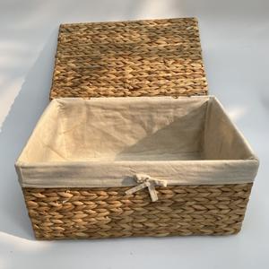 Cesta de almacenamiento rectangular con tapa, la más vendida, cesta organizadora para armarios y almacenamiento en el hogar. - Product Image 6