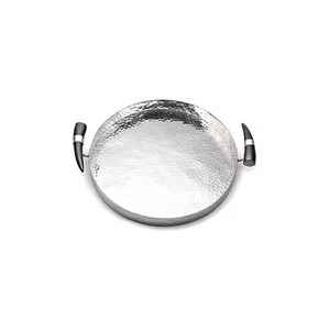 Bandeja de Metal Decorativa Moderna para Servir Chocolate y Postres, Elegante Bandeja para Exhibición en Eventos y Decoración de Mesa - Product Image 2