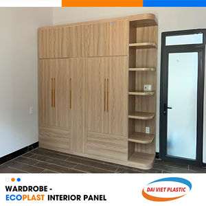 Armario a prueba de agua a prueba de fuego resistencia al moho SPC Panel Interior Vietnam muebles exportación experto - Product Image 1