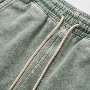 Nouveau design Survêtement évasé en coton délavé à l'acide, sweat à capuche zippé épais et pantalon empilé, ensemble de jogging pour homme, couleur personnalisable - Product Image 5
