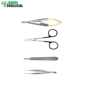 Instrumentos Quirúrgicos Reutilizables para Uso Hospitalario, Paquete de Cirugía Oftálmica Veterinaria - Product Image 4