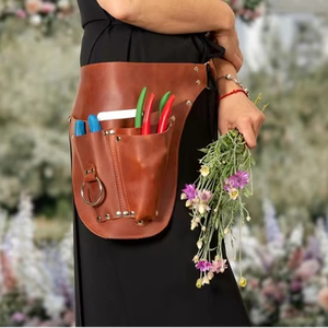 Full Grain Leather <b>Thigh</b> Bag Secure Storage Pouch Adjustable Leg Strap Utility Pack For Outdoor Movement And Daily Carry - Product Image 1