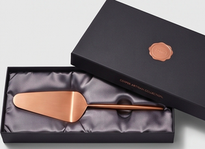 Premium Stainless Steel Cake Server And Knife Set Elegant Gold Flatware Perfect <b>For</b> Home Kitchen Dining And Special Celebrations - Product Image 3