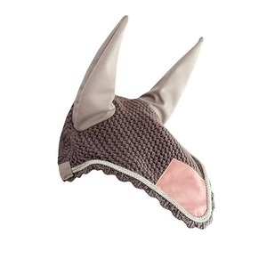 Voiles anti-mouches et bonnets d'oreilles en néoprène personnalisables pour l'équitation, avec couleur et logo sur mesure, vente en gros - Product Image 1