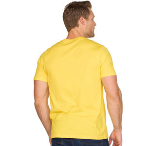 T-shirt pour homme en coton 100% uni, 200g, avec logo imprimé en sérigraphie, vente en gros - Product Image 6